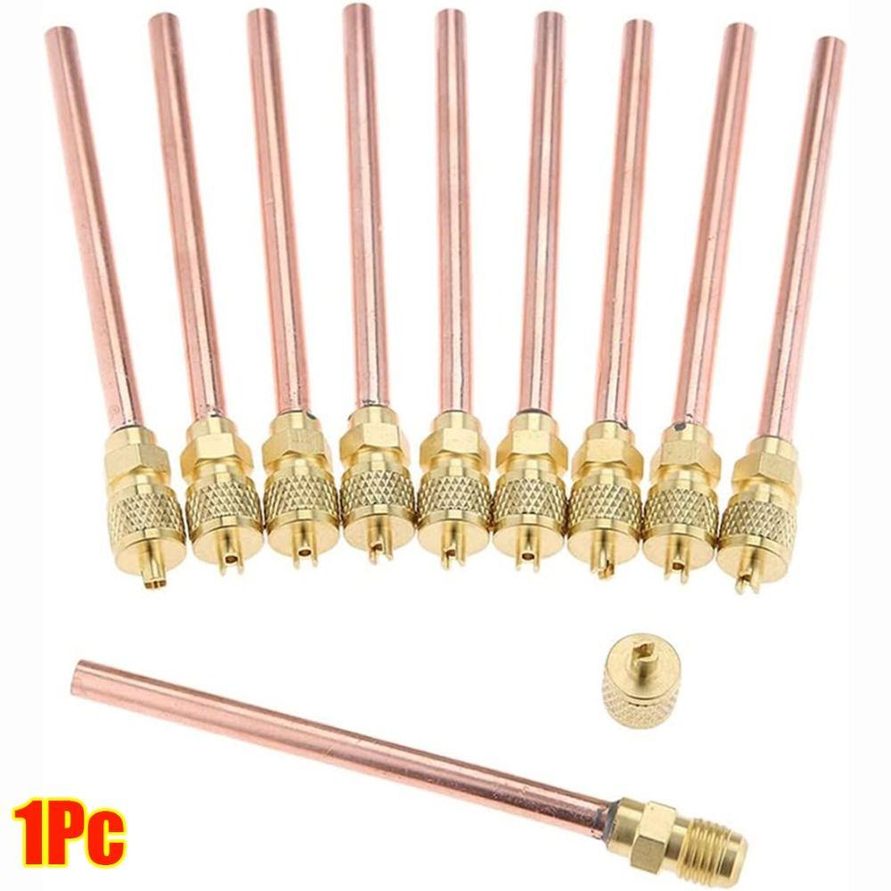 1/4'' Service Valve Thickness 0.6MM 63/120MM Air Conditioner Refrigeration Access Valve Strong Core AC