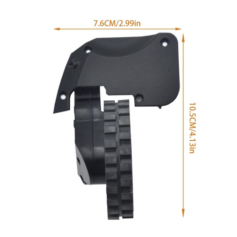 Shock Absorbing Quiet Wheels Assembly Left Right Motorized Wheels Plastic Texture for Robot Vacuum Motor Drive System
