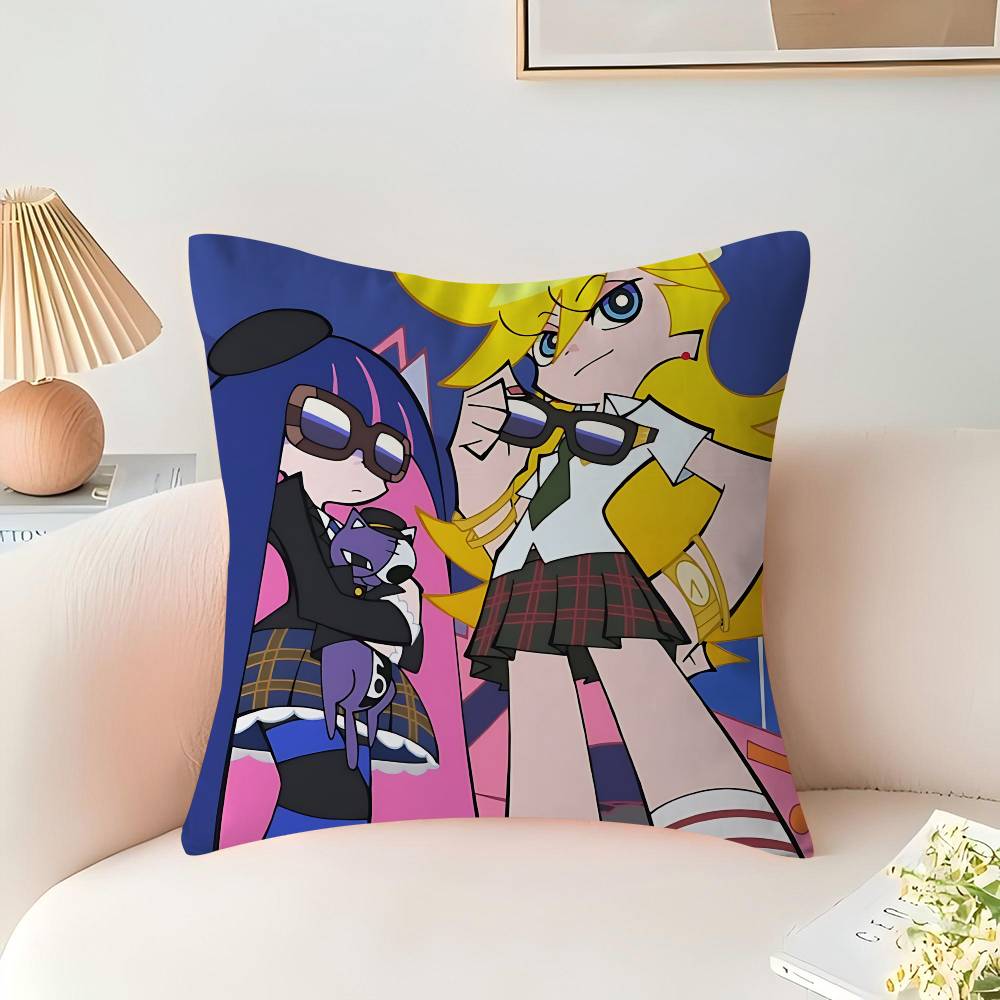 Cartoon P-Panty-Stocking Kissenbezug 30x50 Polyester Sofakissen Dekorative Wurfkissen Heimdekoration Kissenbezug