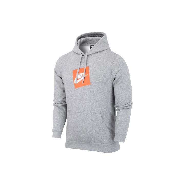 Nike Sportswear Knit Hoodie Pullover Men Tops Gray CD9248-063