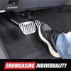 ABLZ-Car Brake Pedal Gas Accelerator Pedal Cover For Toyota Land Cruiser 250 Prado LC250 2024 Accessories Stainless Steel