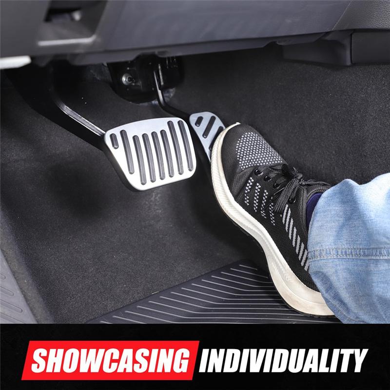 ABLZ-Car Brake Pedal Gas Accelerator Pedal Cover For Toyota Land Cruiser 250 Prado LC250 2024 Accessories Stainless Steel