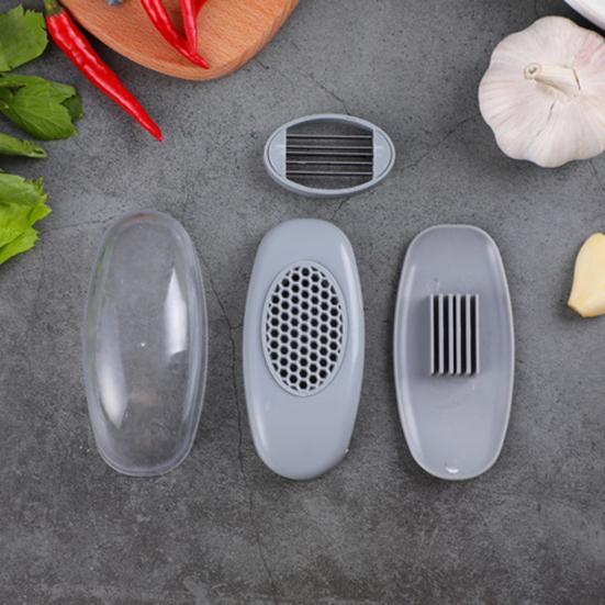 Garlic Smasher 2-in-1 Manual Pressing Detachable Small Household Garlic Smasher for Kitchen