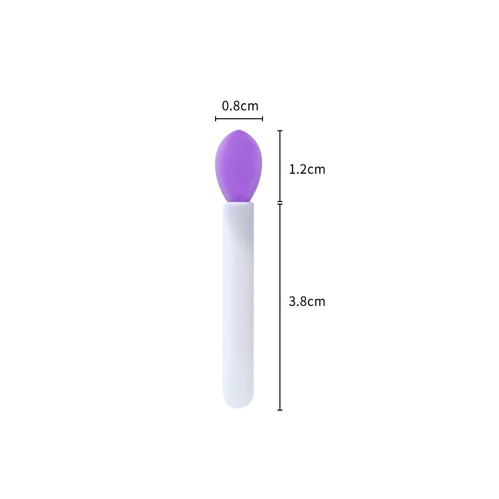 Mini Silicone Brush Set: Lip Brush, Lip Mask Applicator, Lip Gloss Brush, Lip Balm Tool, Eyeshadow Brush, Eye Cream Spoon