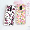 JZ19 Hello Kitty Transparente Hülle für Samsung A04 A14 A23 M33 M53 Realme 10 9 C35 C55 VIVO Y02 X80 Infinix Hot 30 Note 11 Tecno Spark 8P Pro