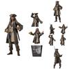 Pirates Of The Caribbean 5 Captain Jack Shf Action Figure Collectible And Detailed