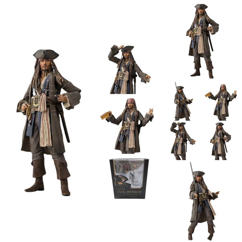 Pirates Of The Caribbean 5 Captain Jack Shf Action Figure Collectible And Detailed