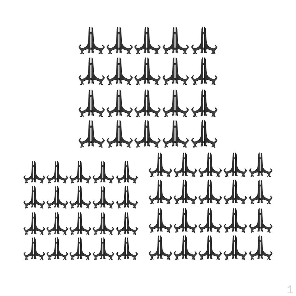 

60x 3 4 5 And Small Plate Holder Plastic Display Easel Pedestal