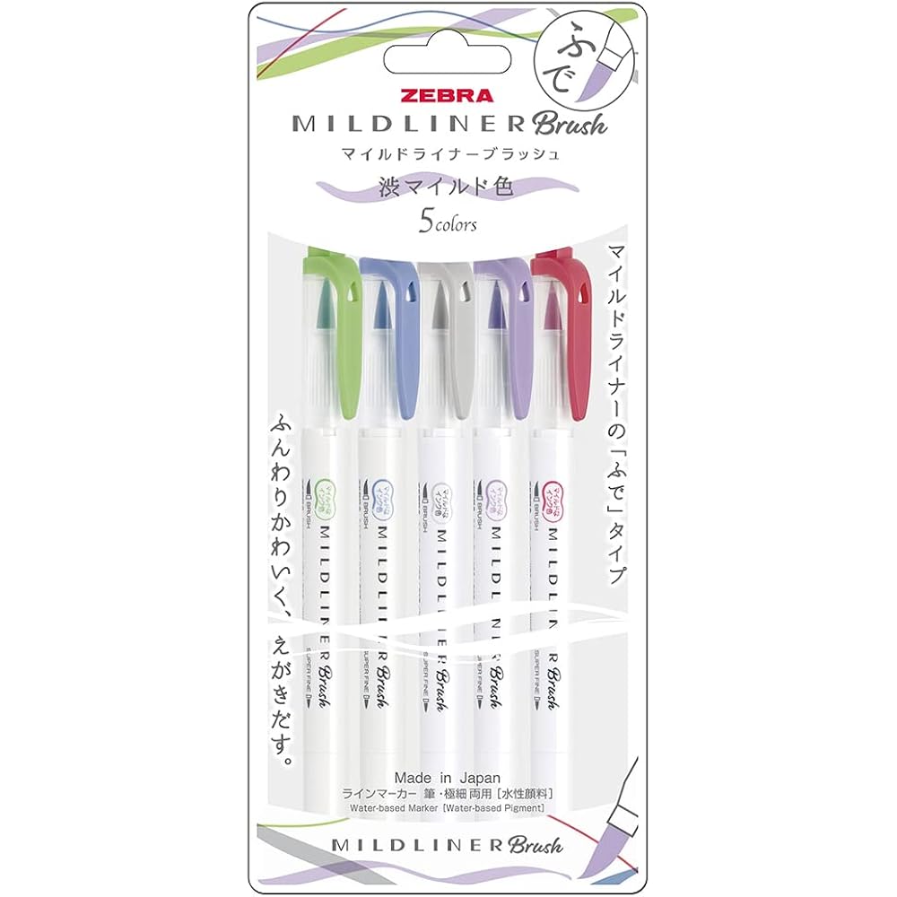 WFT8-5C-NC-N Zebra Highlighter Mild Liner Blush Mild Color, NC5 Color