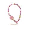 Simple Glass Colored Beads Mobile Phone Chain Women's Fashion Wrist Short Mobile Phone Pendant Hanging Chain