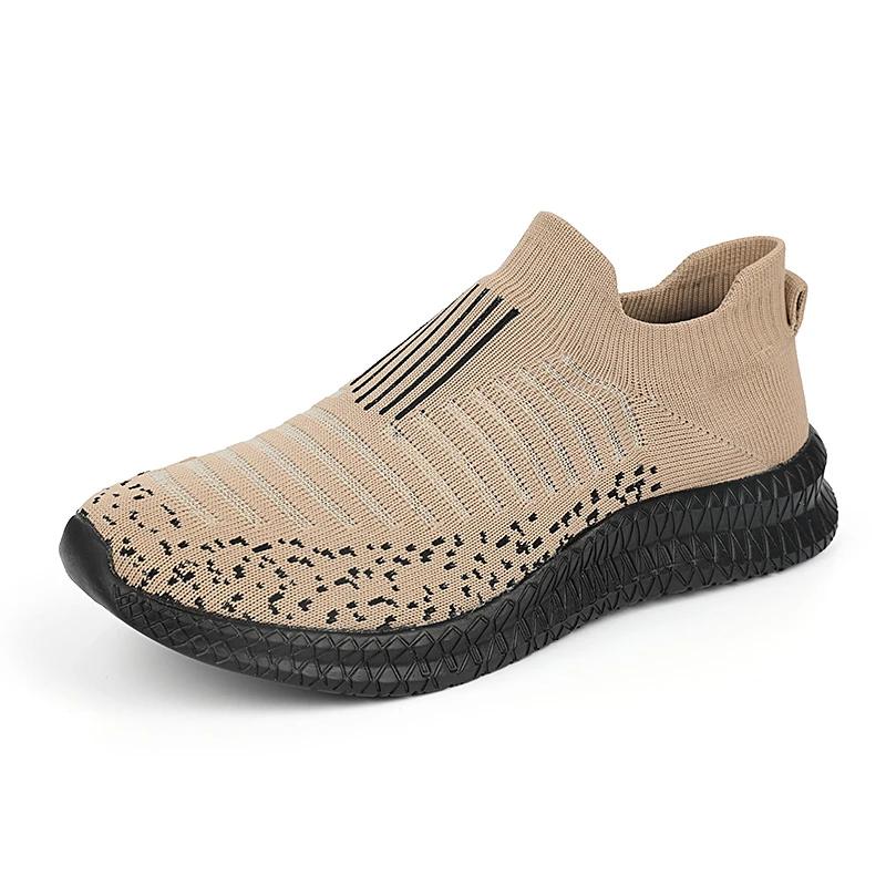 Men's Shoes Comfortable Light Sneakers Man Mesh Breathable Walking Shoes Casual Loafers Shoes Plus Size 46 Zapatillas De Deporte