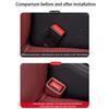 Car Seat Belt Socket Protector Protection Seat Belt Fixed Buckle Upright Device Card Slot Bracket Car Accessories