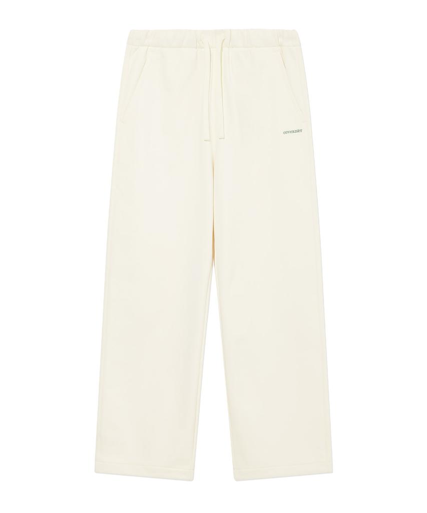 COVERNAT WOMAN Straight Sweatpants Ivory