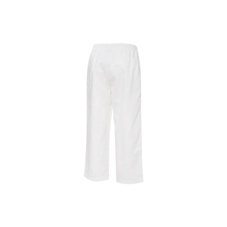 Puma Logo Print Loose Sports Long Pants Women bottoms White 536754-99