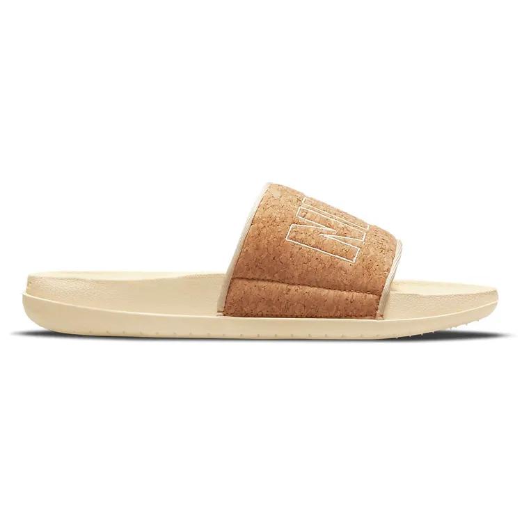 Nike Womens Offcourt SE 'Cork' (women's Sizes) Pearl White / Pearl White Slide Slippers CT0624 200
