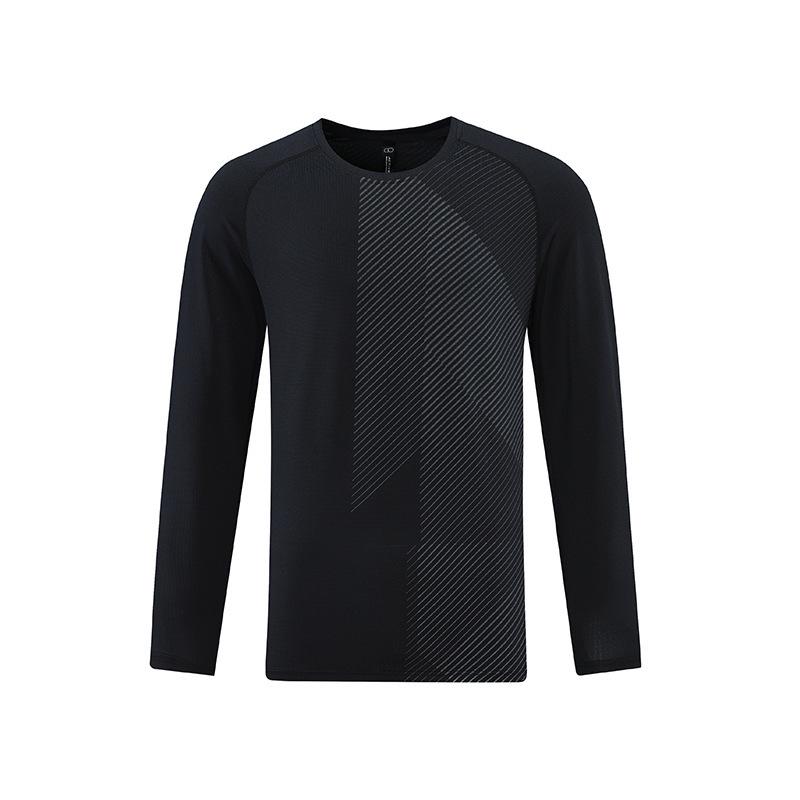 2024 Men s Quick-Dry Long-Sleeve T-Shirt for Running & Fitness - Spring/Autumn Sports & Casual Wear XXXL