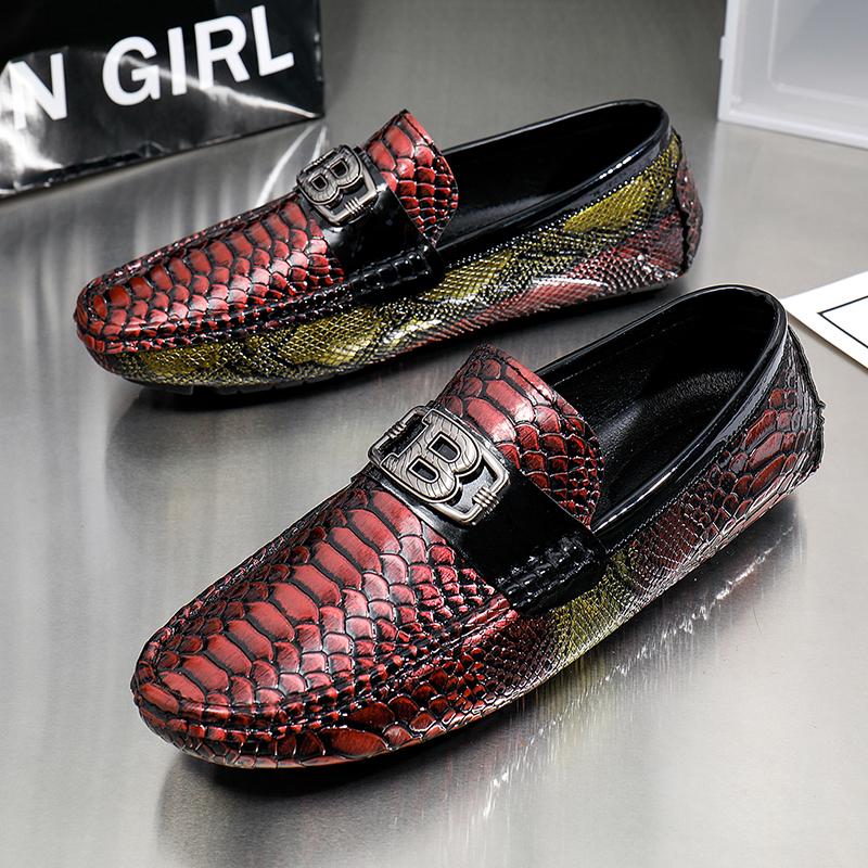 Fashion 2024Spring Summer Men's Loafers Comfortable Flats Casual Shoes for Men Breathable Moccasins Slip-On Soft Leather Driving Shoes