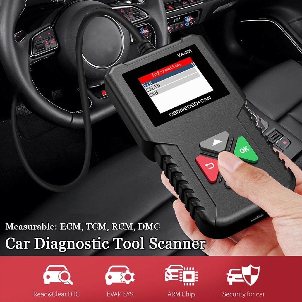 YA101 OBD Car Diagnostic Auto Diagnostic-Tool Battery Testing Fault Error Codes Read Clear OBD Automotive Scanner 12V