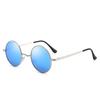 Retro European & American Round Polarized Sunglasses with Colorful Reflective Lenses for Men & Women - Model 8030