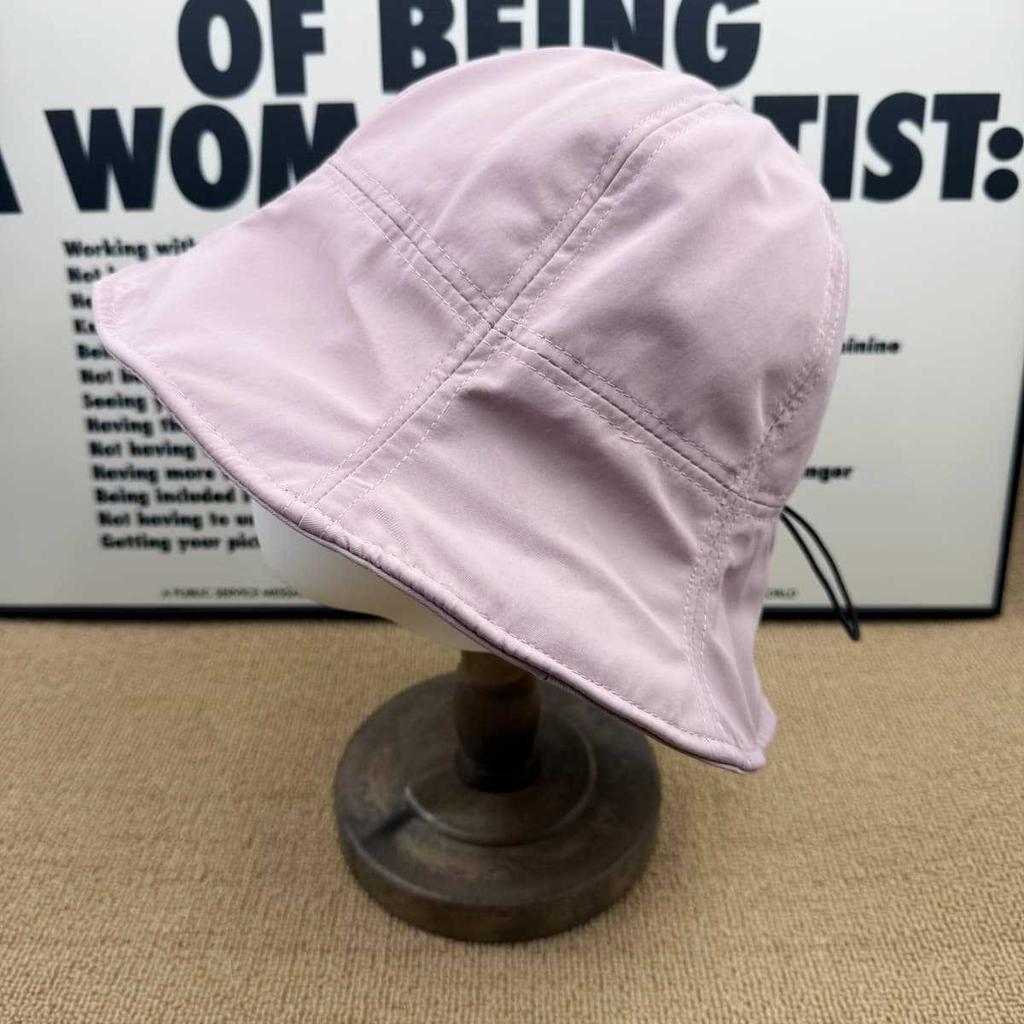 Summer quick-drying sun protection bucket hat women's UV protection big brim sun hat adjustable drawstring outdoor sun hat