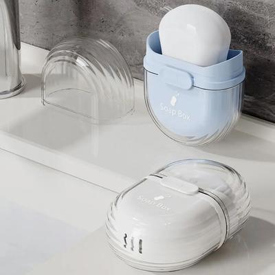 1 Stück tragbare Seifenschalen versiegelte Aufbewahrungsbox wasserdichte Reise Home Badezimmer Seifenkiste Outdoor Aufbewahrungsbox Seifenkiste Organizer Tablett