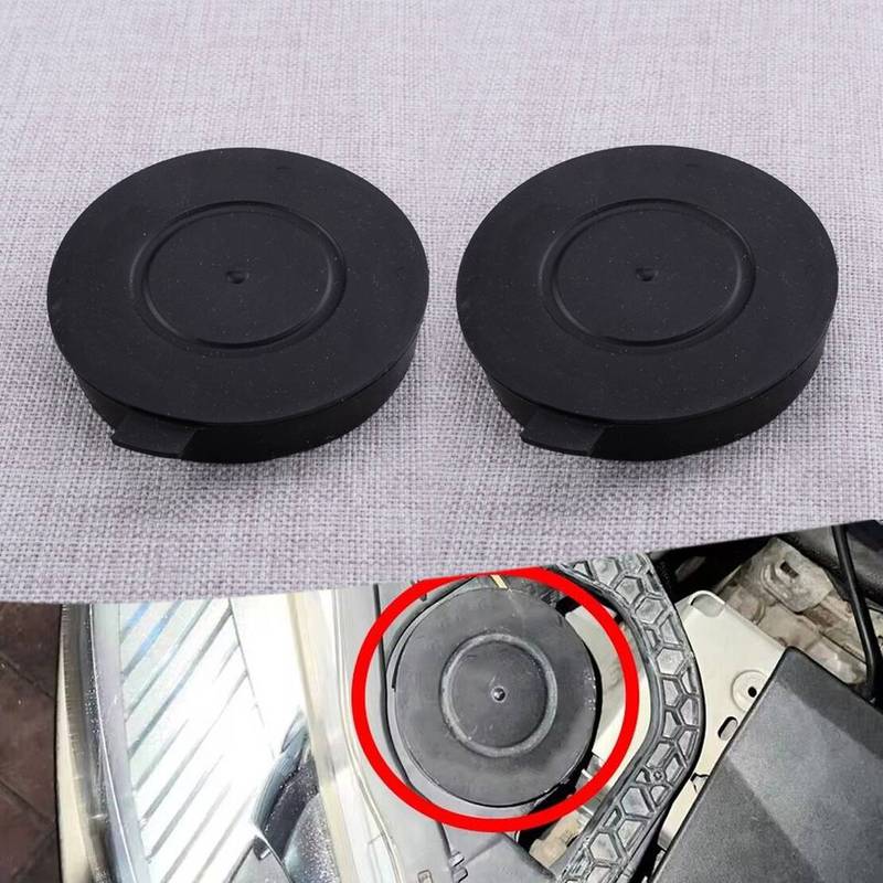 89072961 2pcs Headlight Bulb Dust Cover Cap Black Rubber Fit for Peugeot 508 3008 4008 5008 Partner Citroen C4 C5
