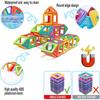 30/62/92PCS Magnetic Building Blocks Constructor Set 3D STEM Educational Toys For 3Years+ Old Kids Boys Girls Birthday Gifts