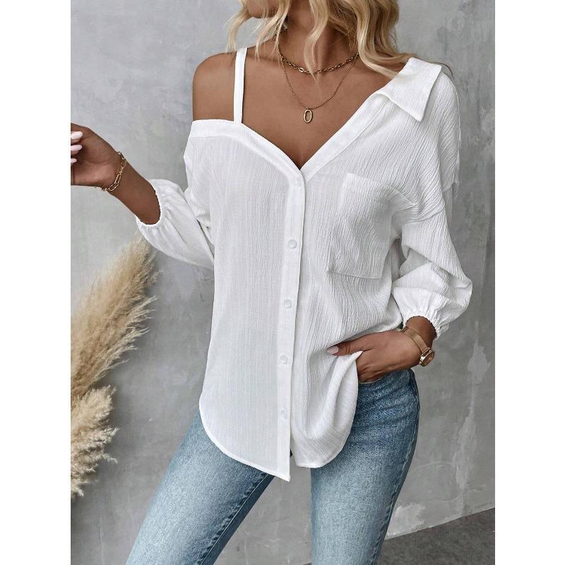 GMXIA Women's Fashion Long Sleeve Casual Blouses & Shirts