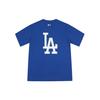MLB Nautical Dopamine Letter Print Casual Loose Round Neck Short Sleeve T-Shirt Unisex T-Shirts Blue 31TS03031-07U