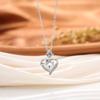 Hot Sale Rose Love Diamond Pendant Necklace Mother's Day Gift Jewelry