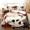Anime 19 Days Bedding Set Single Twin Full Queen King Size Bed Set Adult Kid Bedroom Duvet Cover Sets 3D Anime Bed Sheet Set