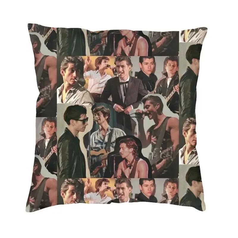 

Наволочка Arctics Monkeys 45x45 Декоративний принт Рок Метал Гурт Подушка для вітальні Двостороння 12x12Inch