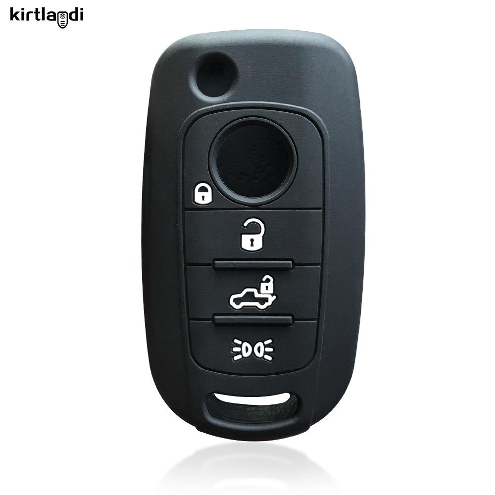 Silikonhülle Schlüsseletui Autoschlüsselhalter Schlüsselanhänger Für Fiat Tipo Toro Freedom 500X Doblo Argo Nuovo Grazie Fernbedienungsschale 3/4 Tasten