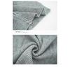 Autumn and Winter Solid Color Knitted Sweatshirt Cardigan Jacket Men's Versatile Casual Zipper Cardigan Jacket