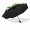 1pc Kero Kero Keroppi 35th Anniversary Automatic Opening/Closing Umbrella with Foldable Design, Iron Frame, Outdoor Use, Festival Gift, Suitable for F