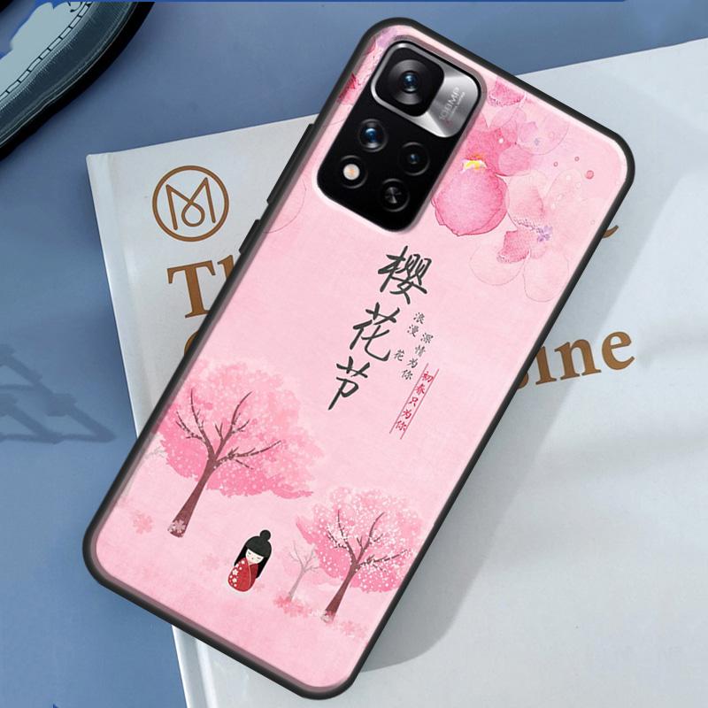 Japanese Wave Art Case For Xiaomi Redmi Note 14 13 11 9 10 12 Pro 9S 10S 11S 12S Redmi 10C 12C 13C 14C Cover