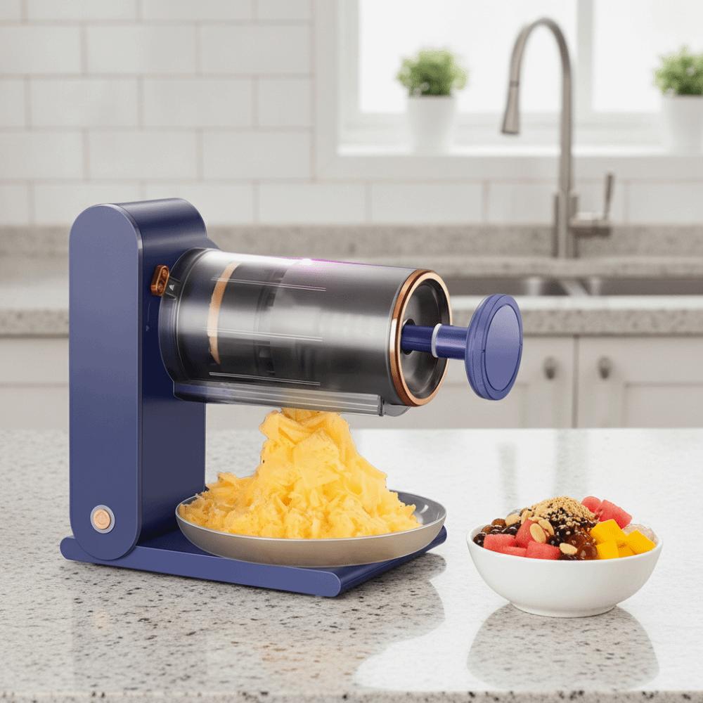 Wireless Ice Crushing Machine with Tray Ice Shaver Multi-purpose Ice Crusher  Drink Shop