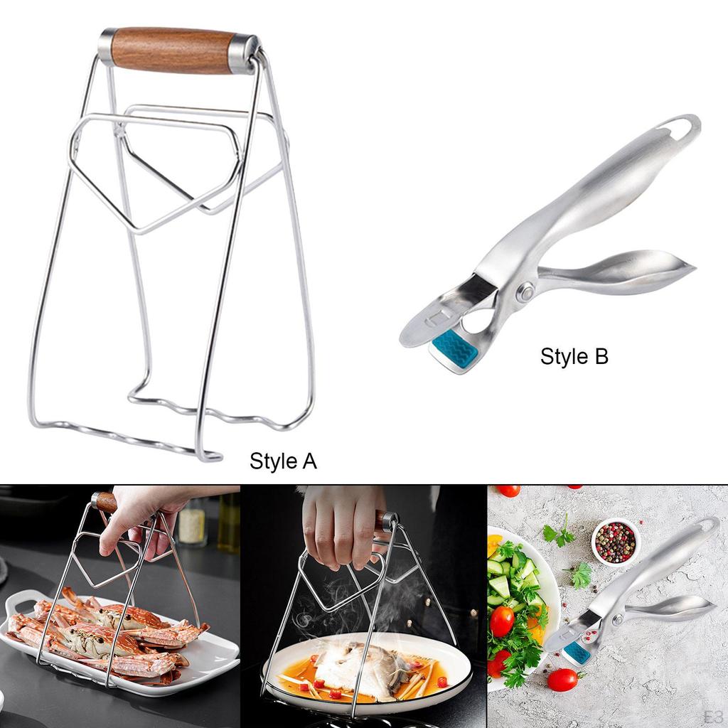 Anti Stainless Steel Pan Dish Clip Gripper for Cooking Moving Plate or Bowls
