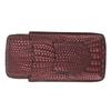 3 Finger Cigar Case Woven Pattern Portable Travel Leather Cigar Humidor Case Smoking Accessories