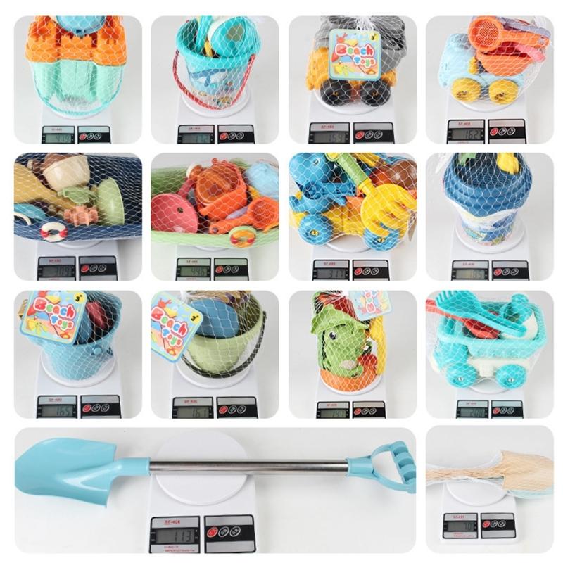 Colorful Sand Bucket Spade Baby Birthday Gifts Baby Sand Toy Shovel for Beach Kids Sand Games Tool Kids Beach