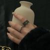 Kuaishou Original Niche Design High-End Cross Love Retro Fashion Index Finger Ring