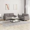 VidaXL Sofa Set with 2 Pcs Cushions, Sofas with Armrests and Backrest, Furniture Set, Living Room Furniture, 3201297