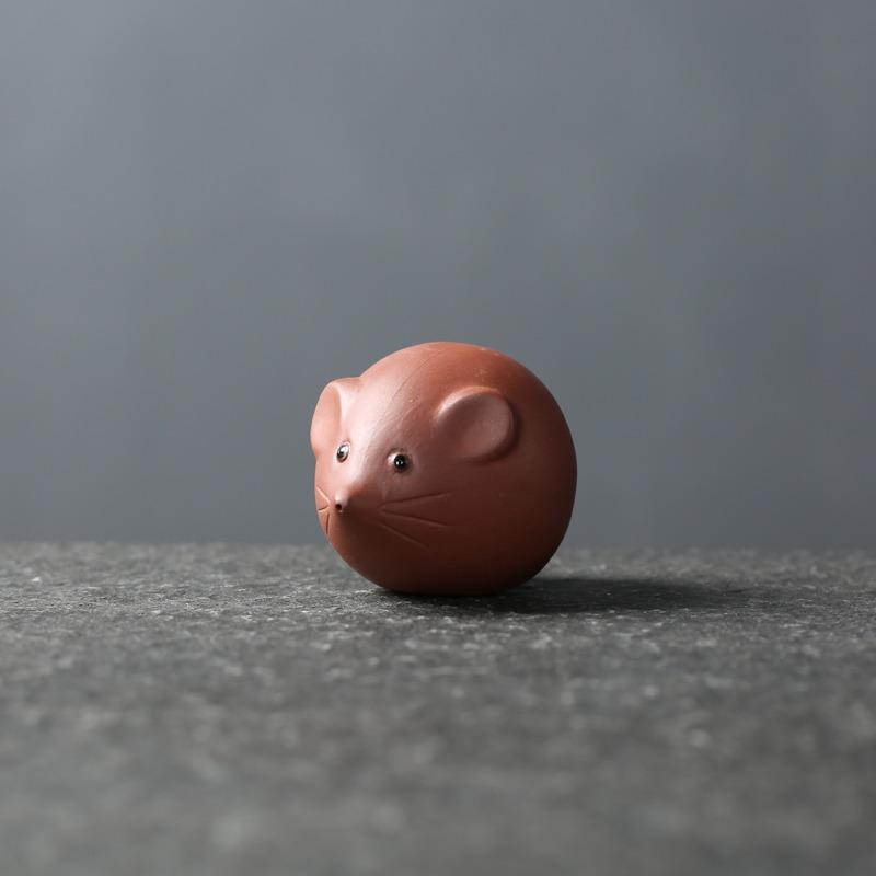 Yixing Purple Clay Tea Pet ,Mouse Tea Play,Gongfu Accessories, Handmade Chinese Sets, Zen,Statue,Home Decoration