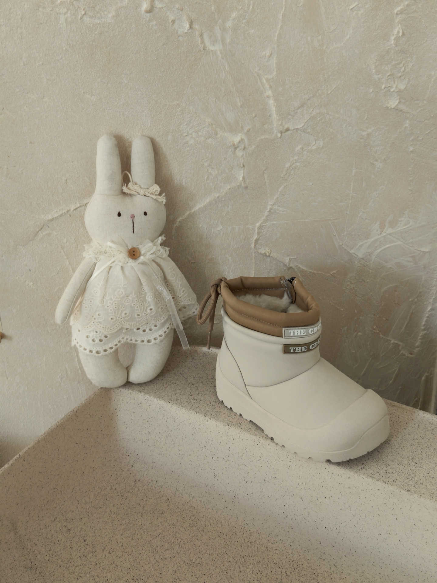 

XSHX Paris Bauhaus | Boys and girls winter waterproof ski snow boots full rubber non-slip outsole thickened long hair 30