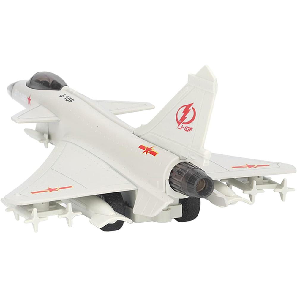 1/50 Scale J10 Fighter Model,  Alloy Fighter Lifelike Structures with Showing Stand for Household for Bedroom