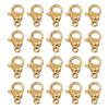20 Pcs Lobster Clasp Vacuum Plating Stainless Steel Gold Lobster Buckle DIY Jewelry Connection Buckle