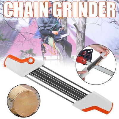 2 In 1 Easy File Chainsaw Chain Sharpener 4.0mm Saw Teeth Set Fast Sharpening Files Chain Sharpener