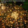 Christmas Solar-powered Firework Lights Garden Landscape Lighting Outdoor Decorative Lights 60/90/120 LED Lawn Lights for Garden and Pathway