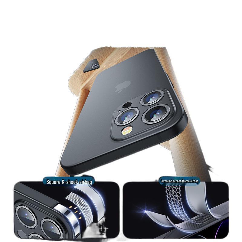 Ultra-Thin Matte Silicone Protective Case for iPhone 12/13 Pro Max with Full Lens Coverage