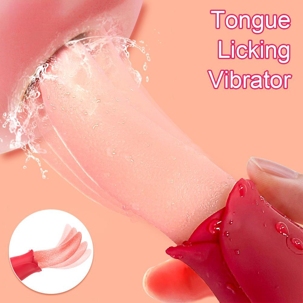 Female Vibrator Sex Toy Simulation Tongue Vibrating Clitoris Vagina Stimulator Blowjob Tongue Gay Sex Toys